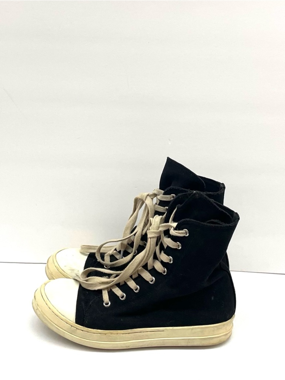 Rick Owens DRKSHDW Men black sneakers M5 W7